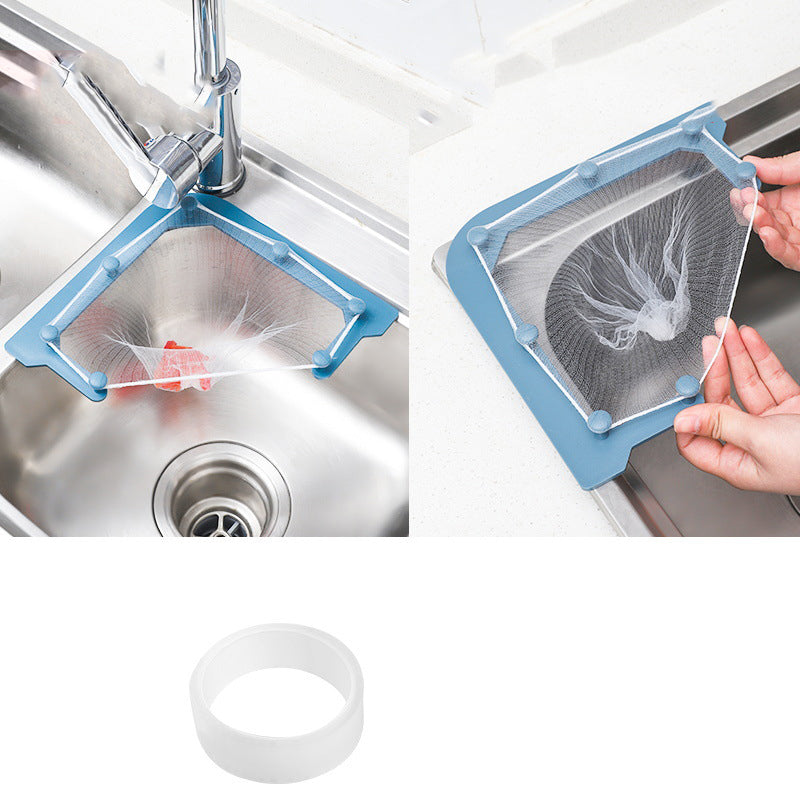 Multifunctional Triangle Drainage Rack Kitchen Sink