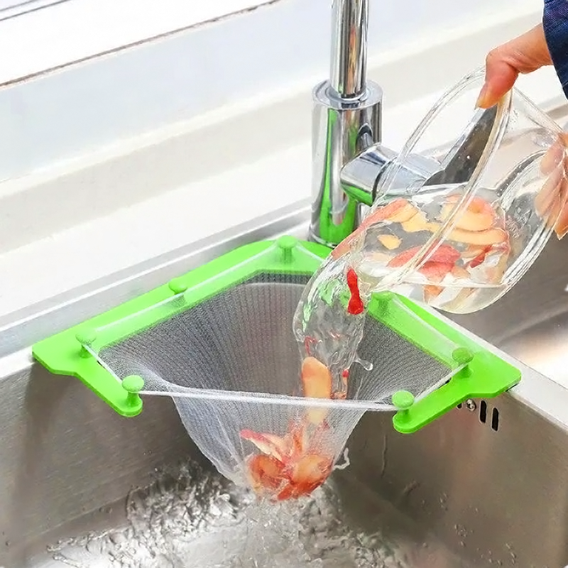 Multifunctional Triangle Drainage Rack Kitchen Sink